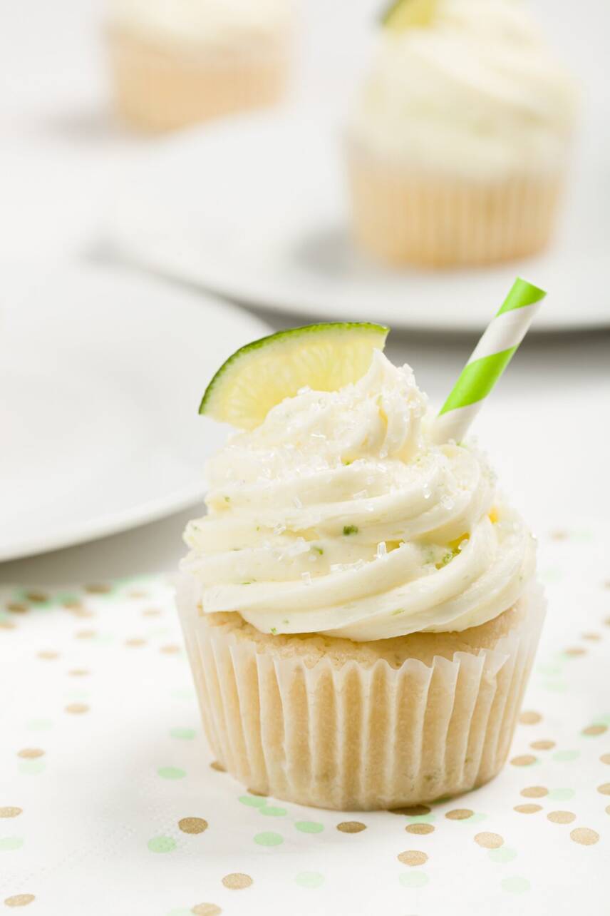 Margarita Cupcakes with Margarita Buttercream