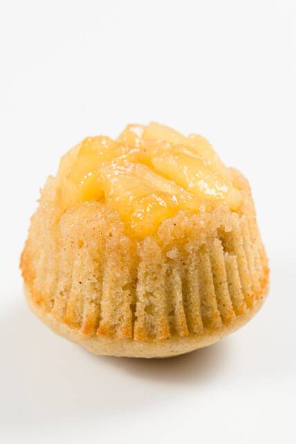 magdalena invertida de piña sin crema batida