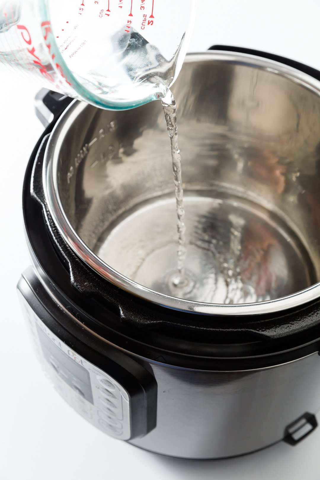 water in an Instant Pot