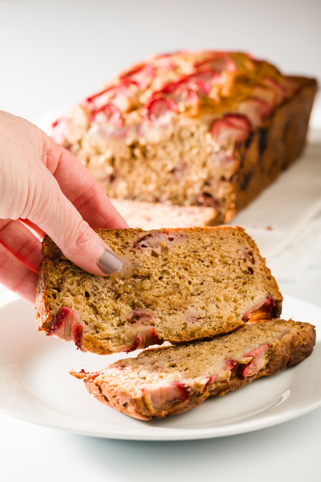 Strawberry Banana Bread Recipe - Beautiful, Moist, and Flavorful