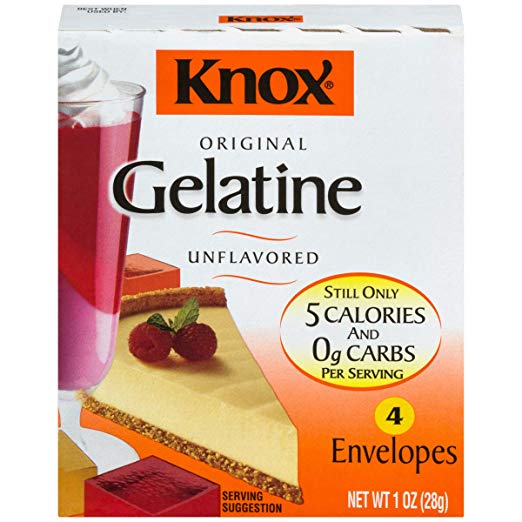 Box of Knox gelatin