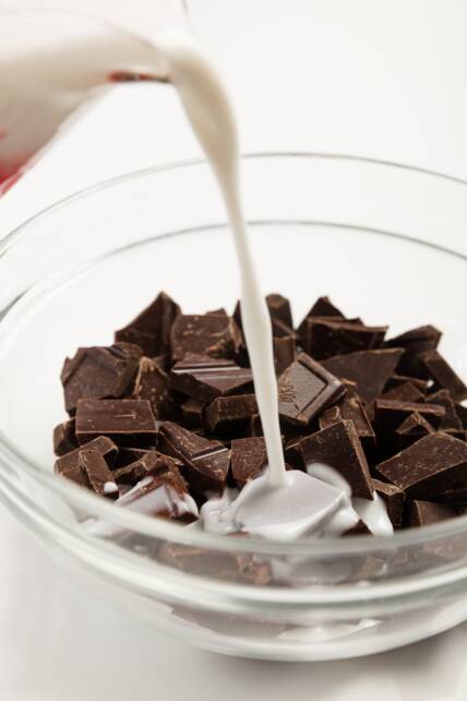 hacer ganache vegano