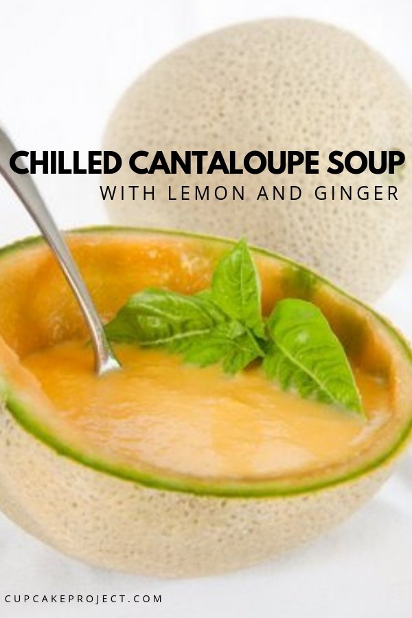 This chilled Cantaloupe Soup with Lemon and Ginger is sweet enough to serve as dessert but also works as a great appetizer. Try this cold soup now!