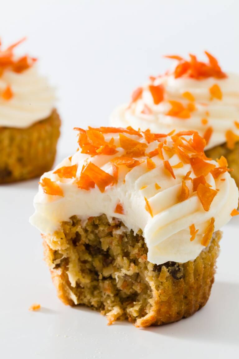 Carrot Cake Cupcakes with Cream Cheese Frosting Cupcake Project