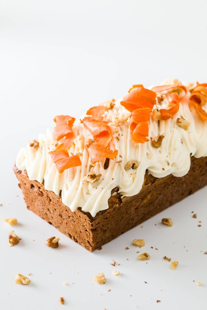 Candied Carrot Curls Cupcake Project