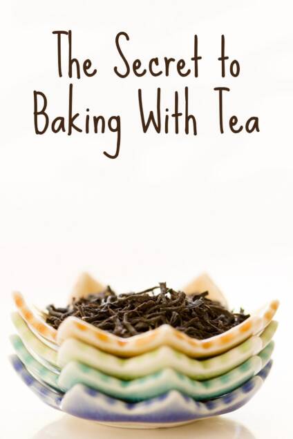 Baking with tea