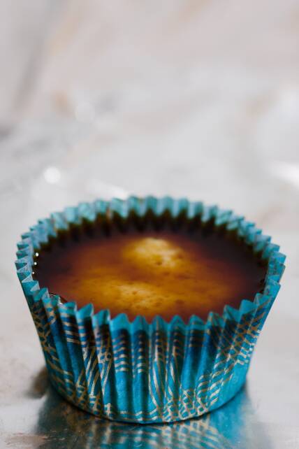 Sirope de ron de café en melindres