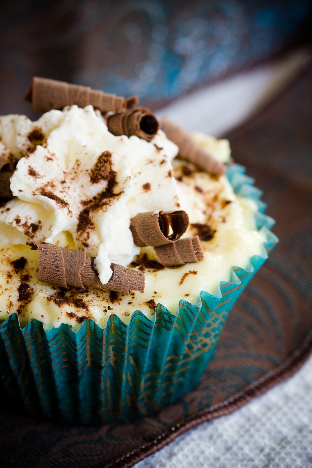 Tiramisu Cupcakes - Made the Real Way with LOTS of Topping