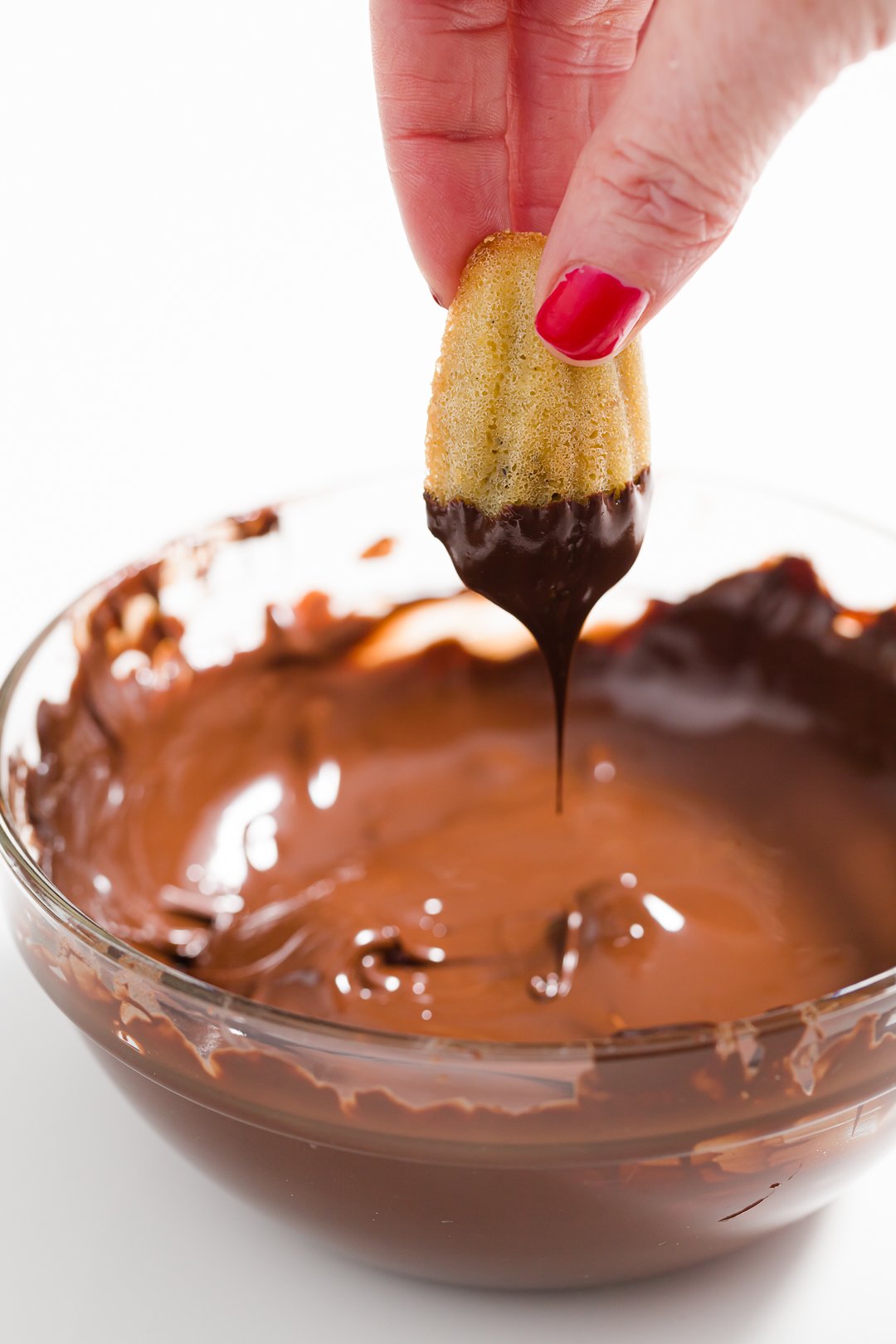 Chocolate Dipped Madeleines