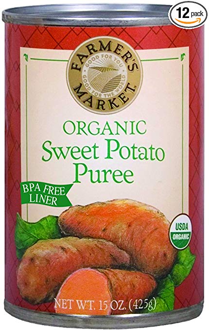 can of sweet potato puree