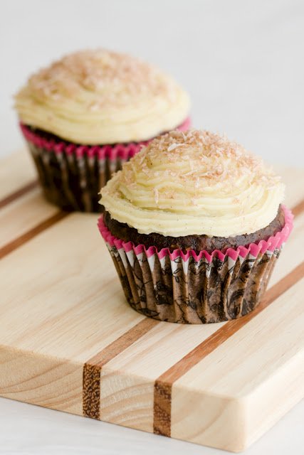 Chocolate Coconut Rum Cupcakes and an Announcement | Cupcake Project