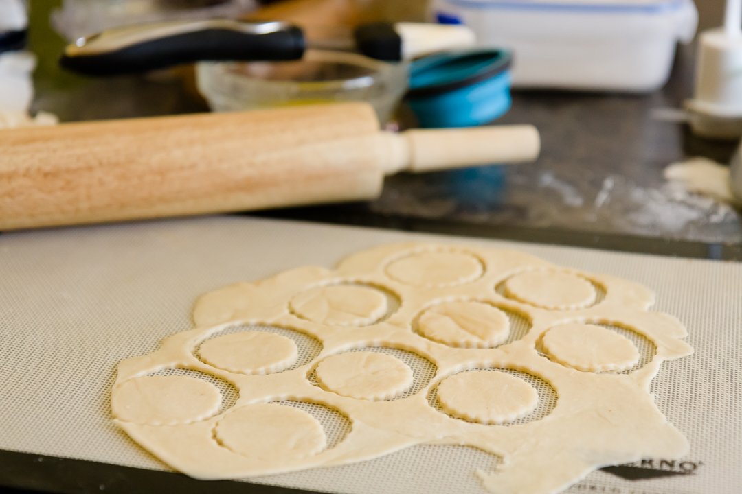Ritz cracker dough cut out