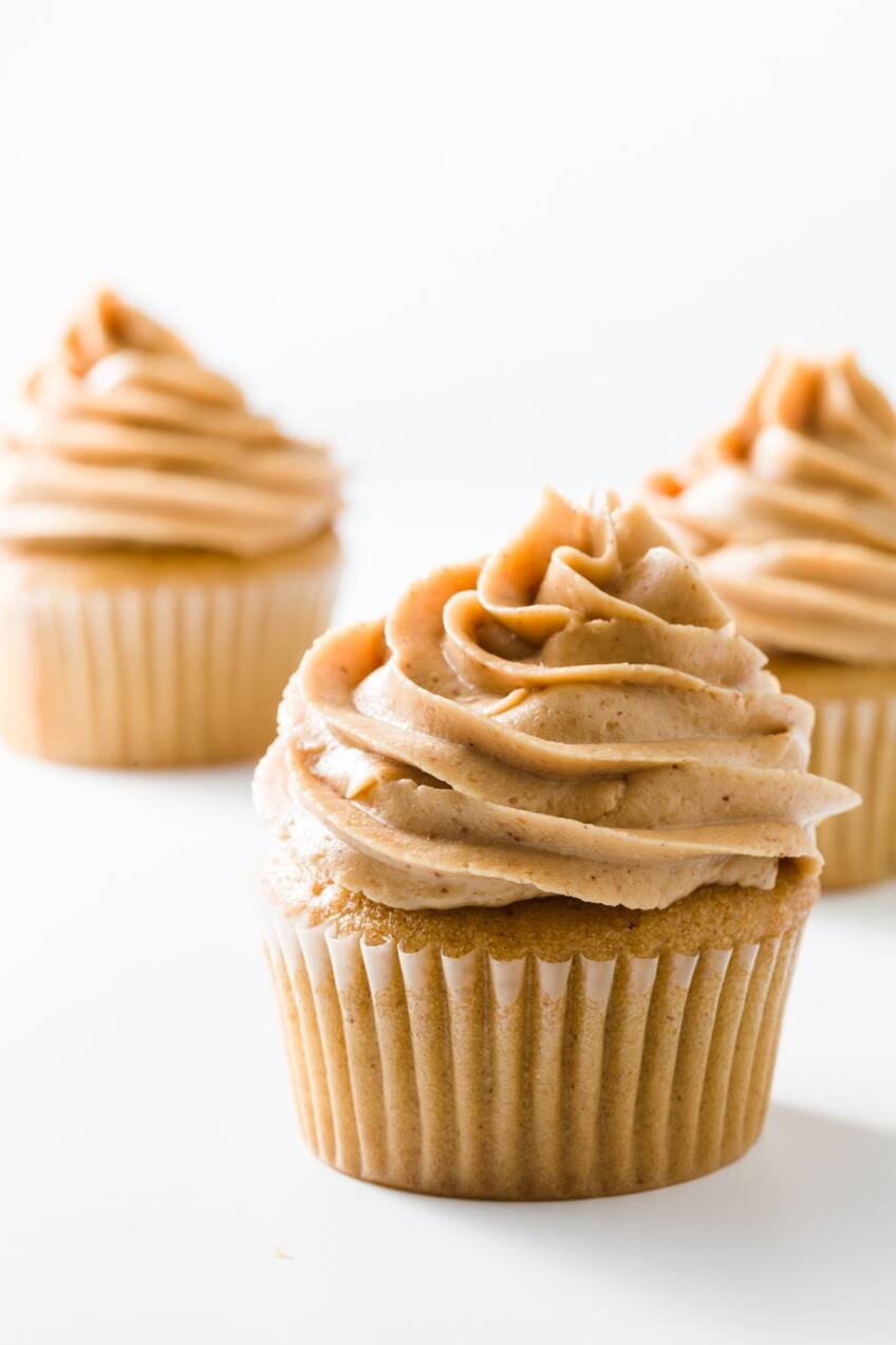 Peanut Butter Cupcakes Moist and Light with Peanut Butter Frosting
