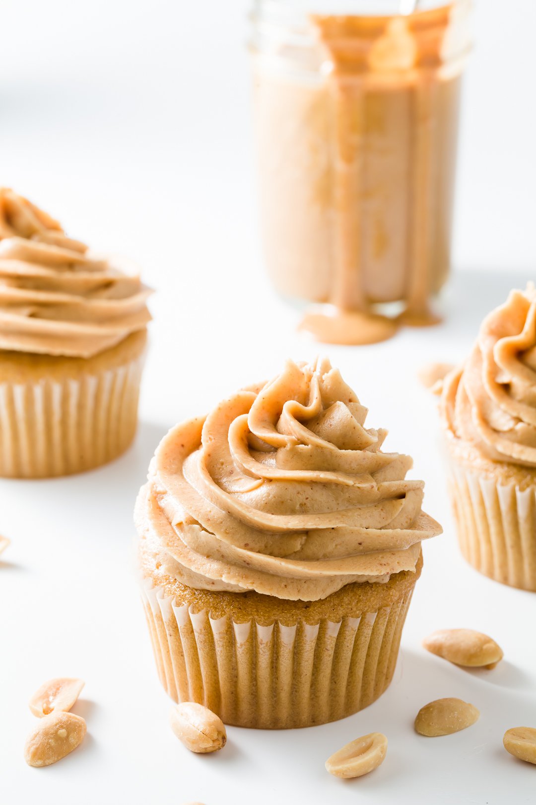 Peanut butter cupcakes