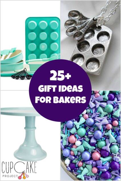 Collage of gift ideas for bakers