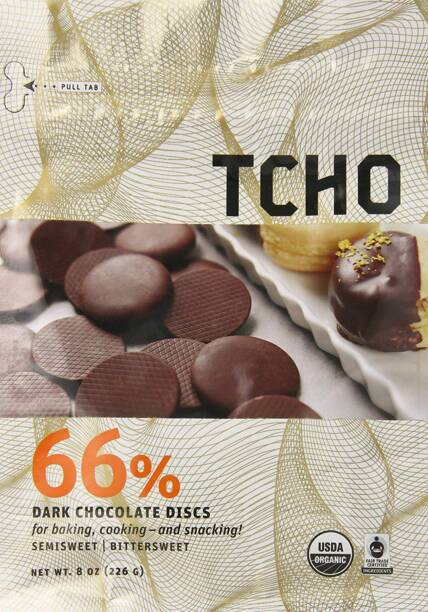 Bolsa de discos de chocolate TCHO