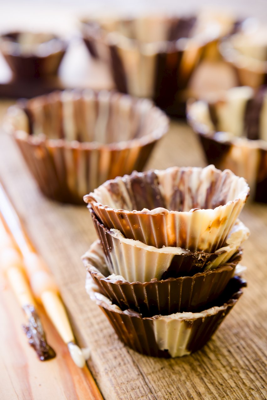 Candy-Filled Ice Cream Cups : fun cups