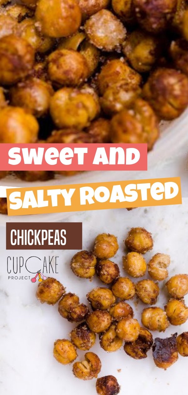 Sweet and Salty Crispy Roasted Chickpeas - Cheap, Easy, and Addictive