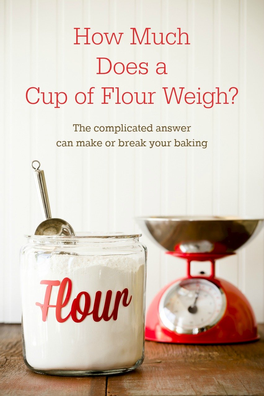 How much does a cup of flour weigh