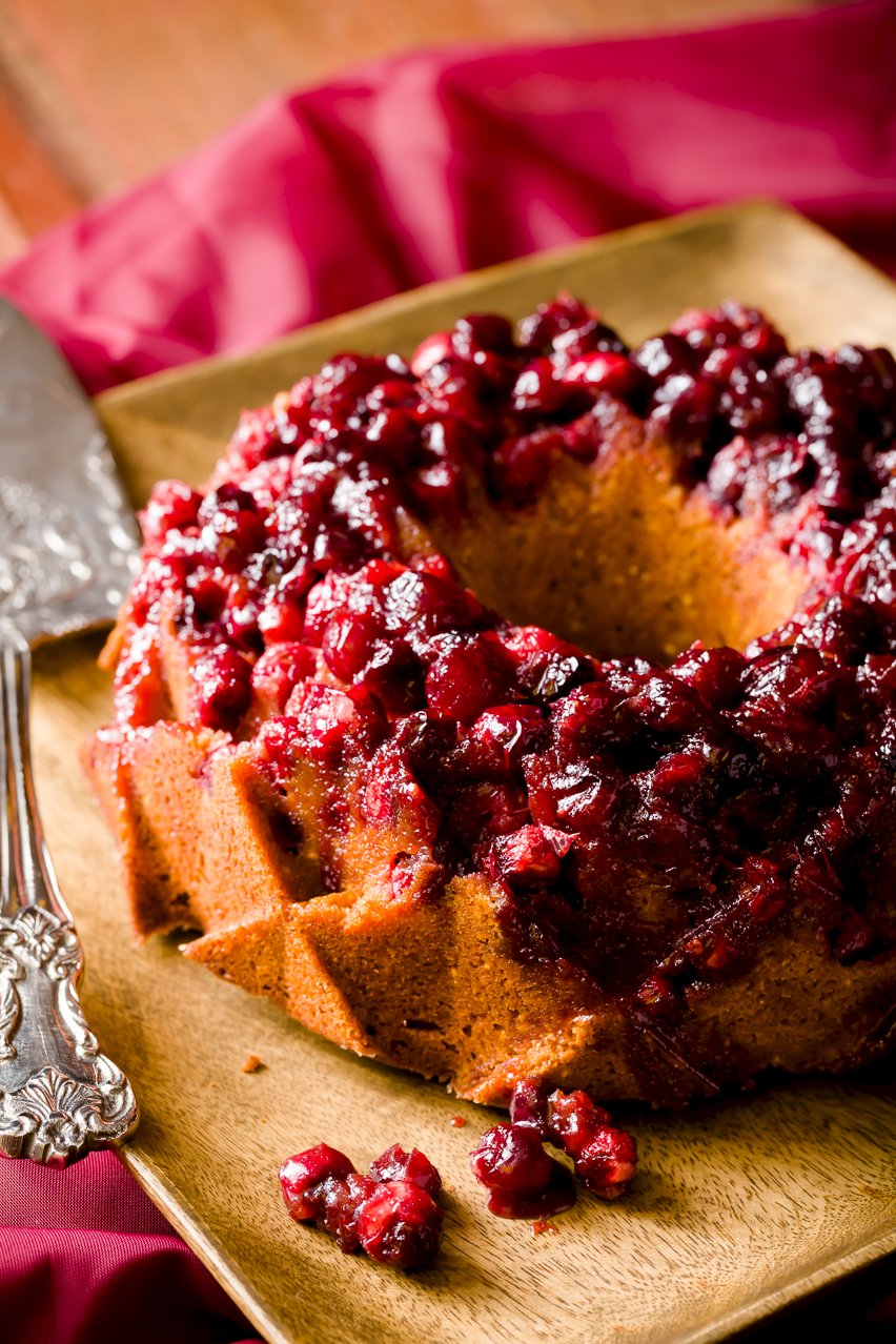 Cranberry Almond Cornmeal Bundt Cake | Cupcake Project