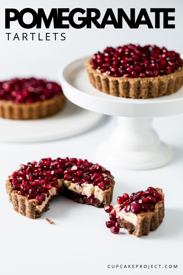 Make use of the bright red seeds of your favorite pomegranate for a for a romantic dinner dessert with your special someone. Your loved one will be so impressed with this sweet treat!