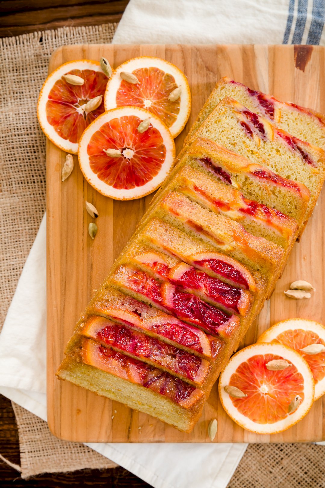 Blood Orange Olive Oil Pound Cake