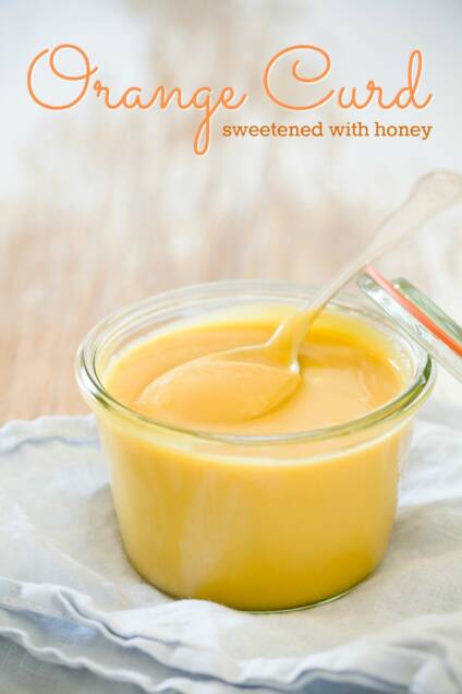 Honey Sweetened Orange Curd