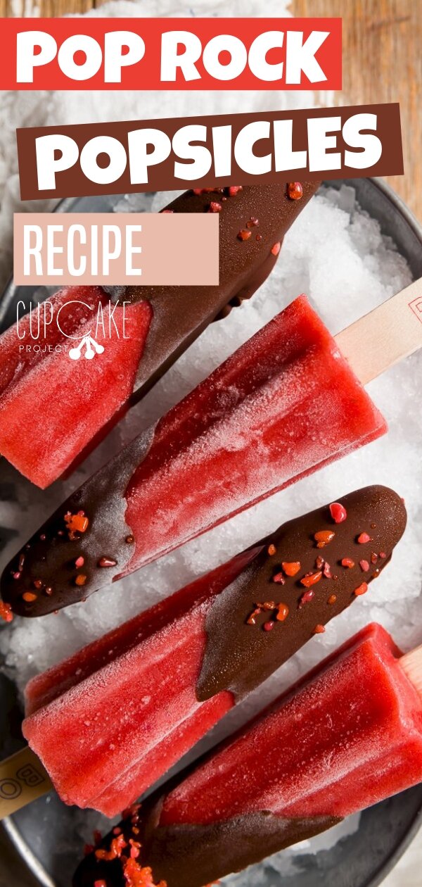 Especially made for kids these easy pop rock popsicles are perfect! Made with fresh strawberries, sweetened with a touch of sugar and more are perfect for a kid\'s taste. They\'ll surely flip for excitement! Save this delicious recipe for later!