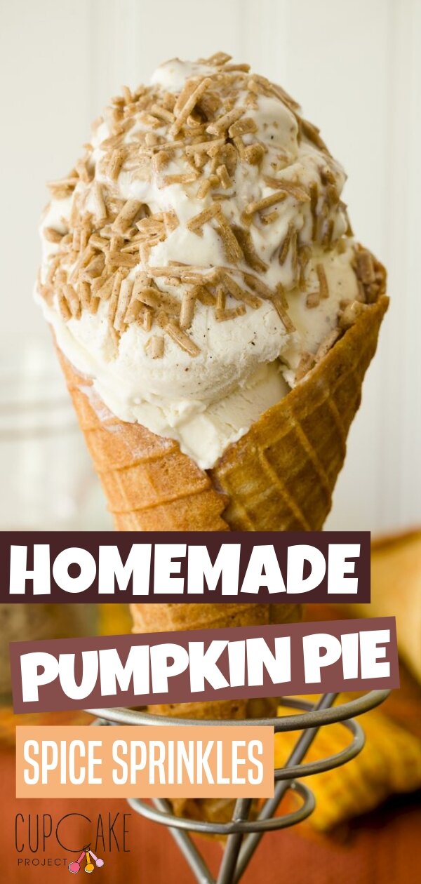 Homemade pumpkin pie spice sprinkles is an easy recipe! It is the perfect bridge between a summer ice cream treat and fall baking. It is tasty and is a thirst quencher to cool down from the summer heat. Save this pin for later!