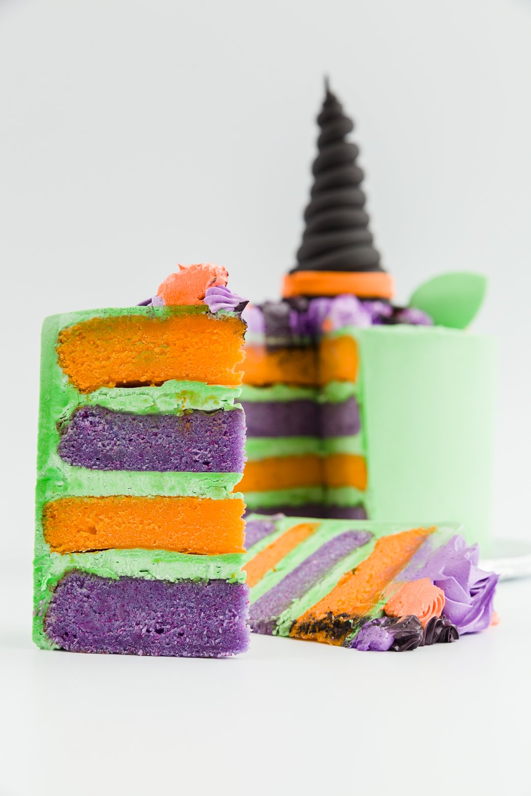 Halloween Witch Unicorn Cake