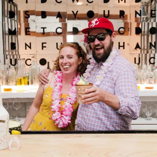 Stefani Pollack and Matthew Longueville