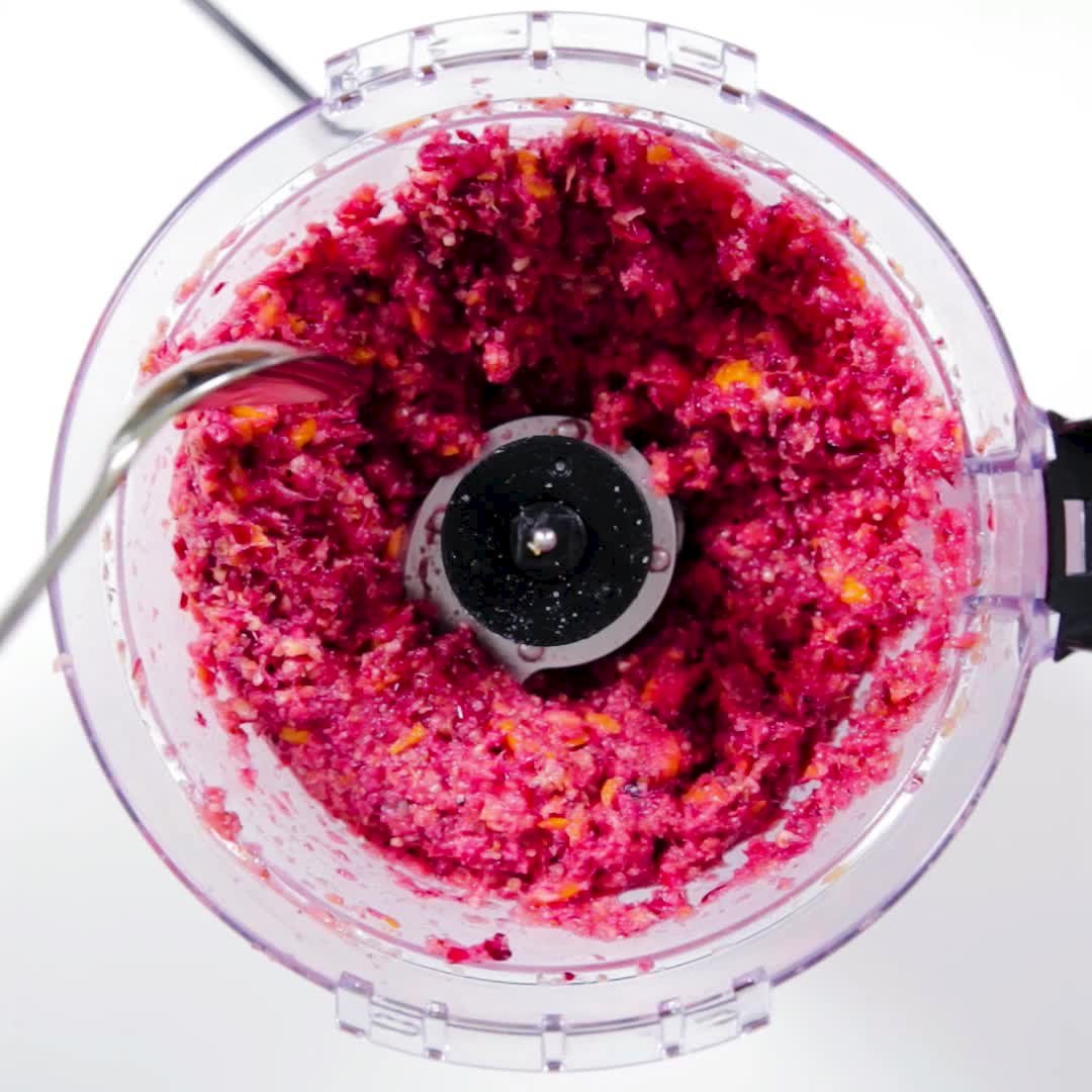 Cranberry Relish in the food processor