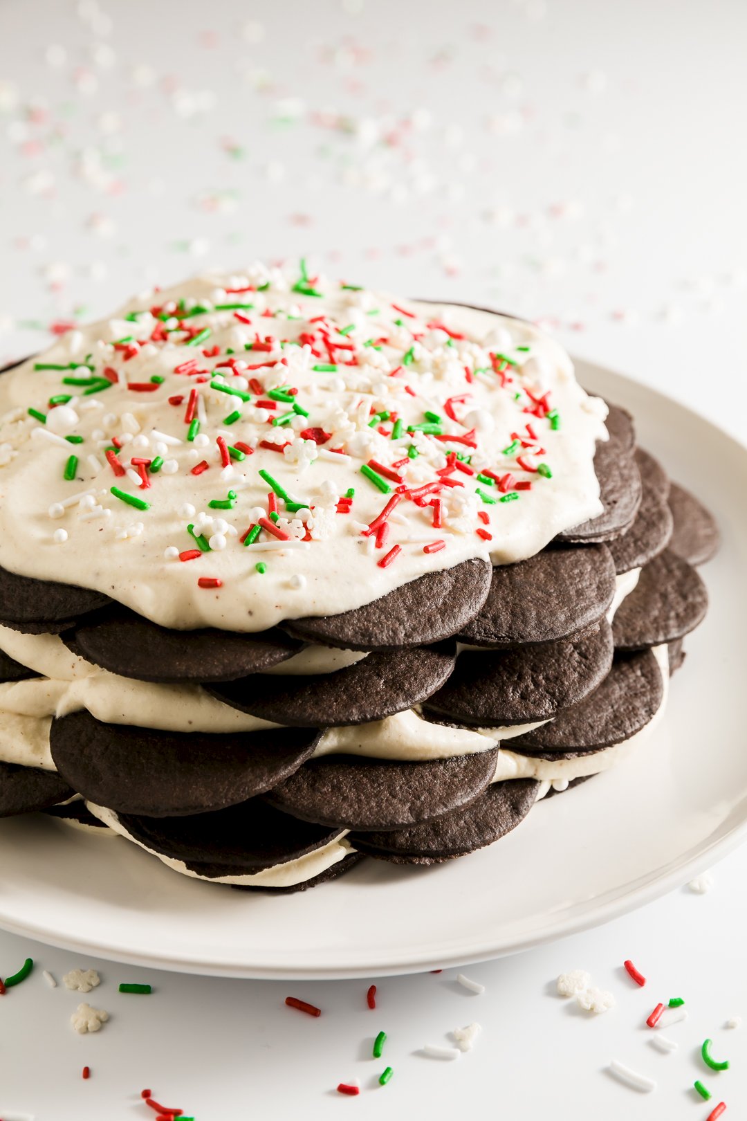 Eggnog Icebox Cake