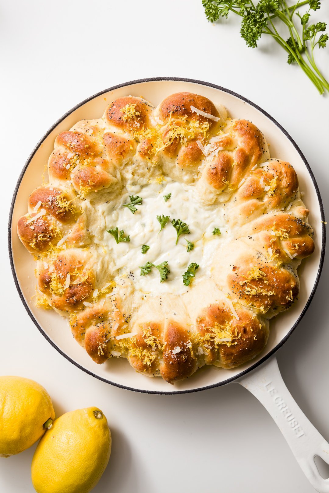 Lemon Gorgonzola Wreath