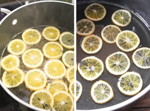 Limones confitados