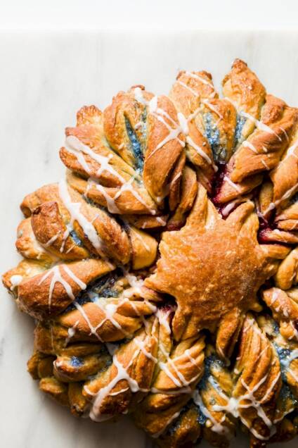 Star Bread (Christmas Bread) - Cupcake Project