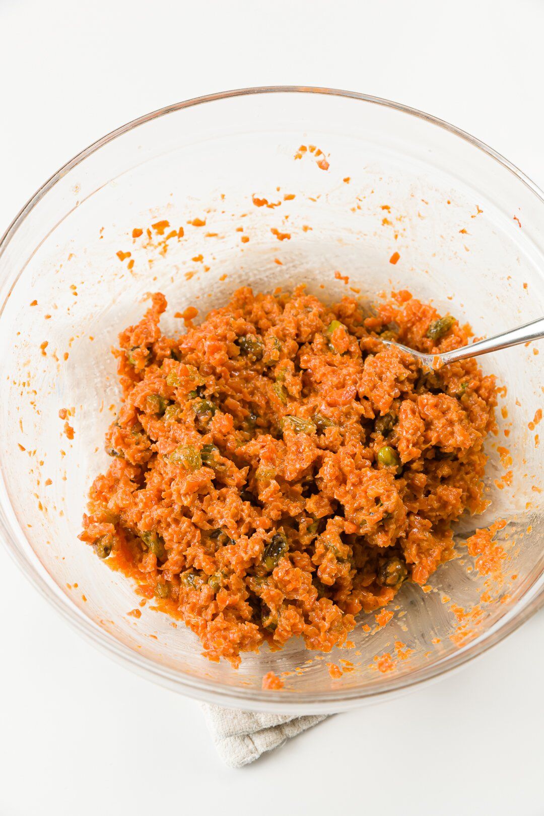 Carrot halwa when the milk is no longer visable