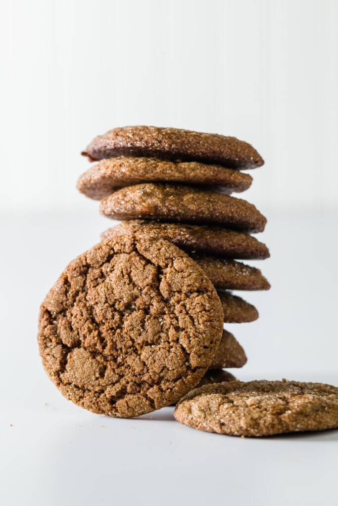 Ginger Molasses Cookies Perfectly Soft, Chewy, and Crinkly
