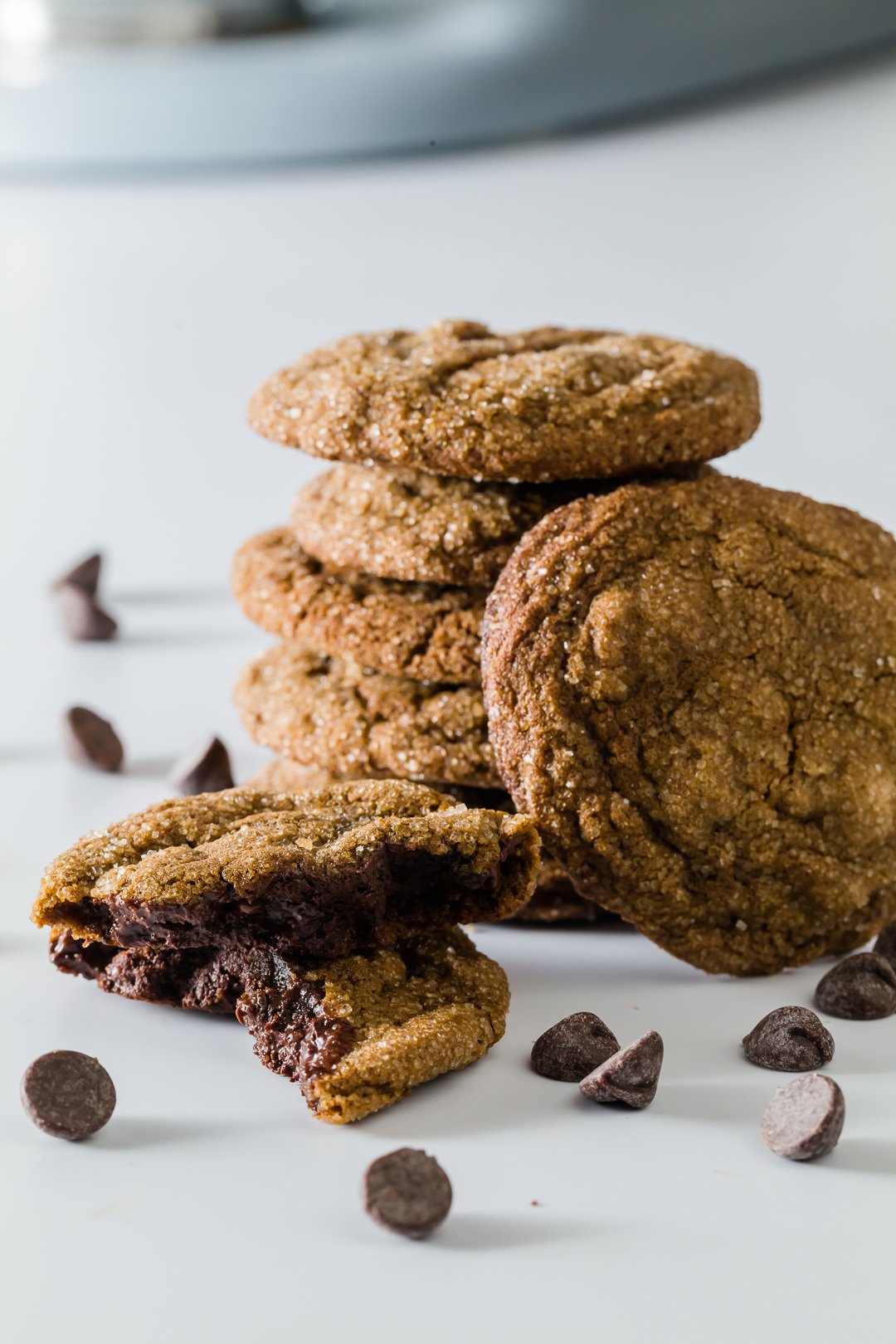 Chocolate Chip Ginger Molasses Cookies