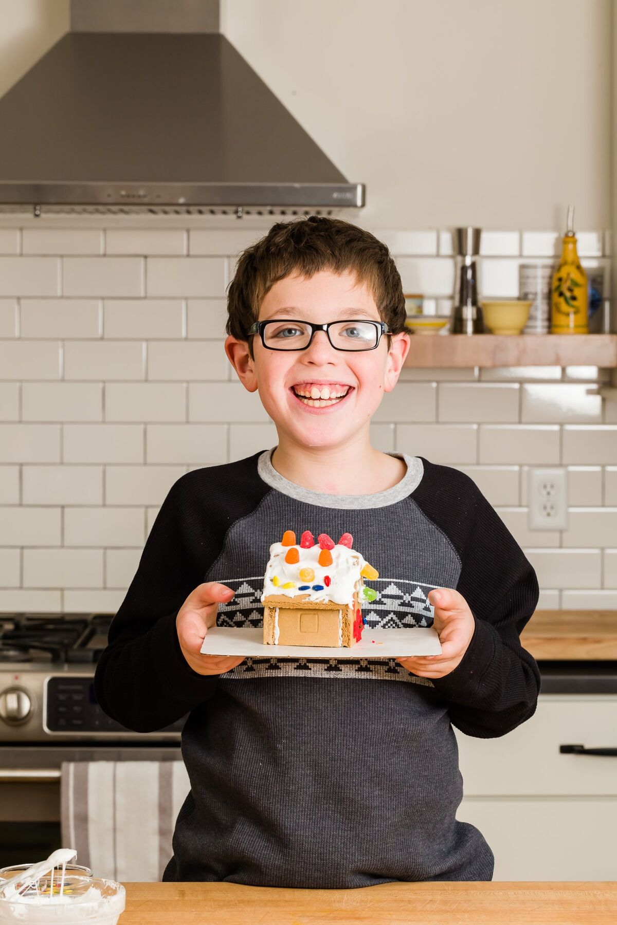 Smiley Gingerbread House