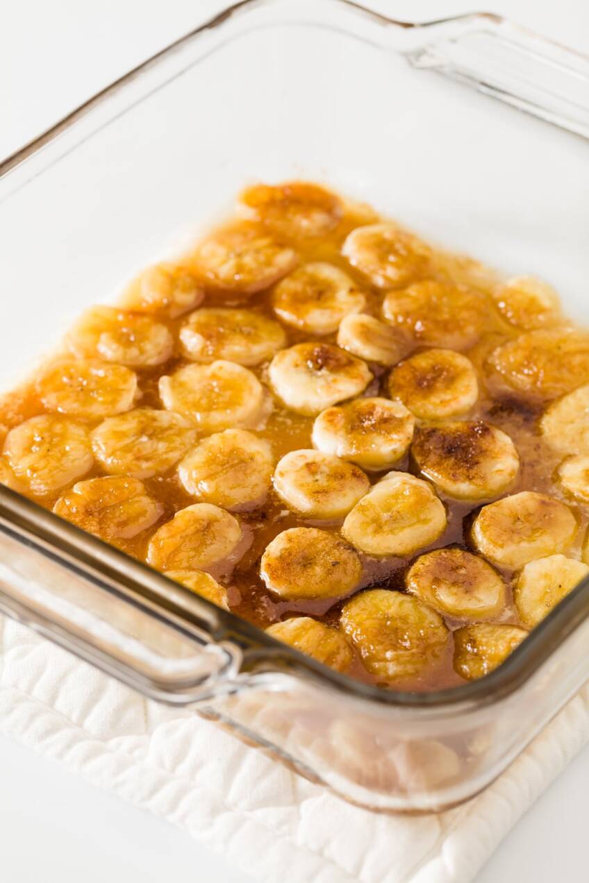 Caramelized Bananas Prepared 3 Ways - Range, Oven, and Microwave