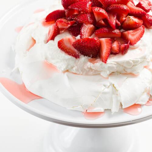 Strawberry Pavlova - Easy, Fancy Dessert With Step-by-Step Instructions