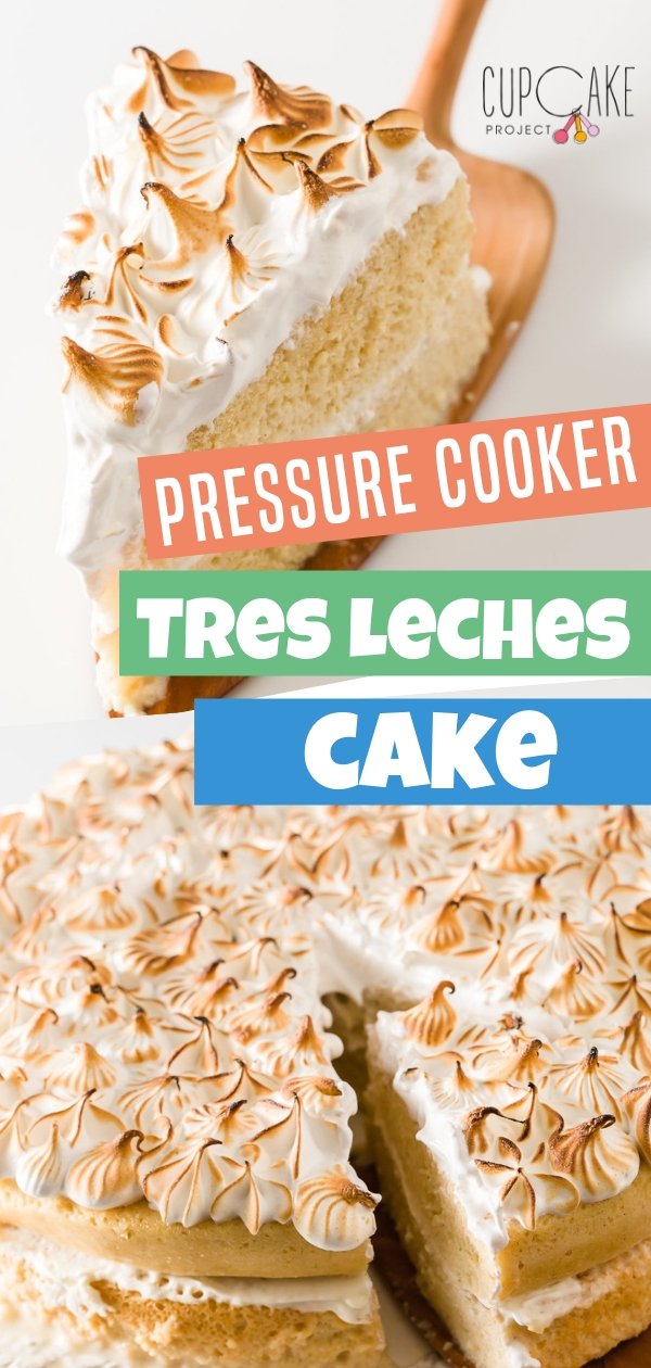 Pressure Cooker Tres Leches Cake