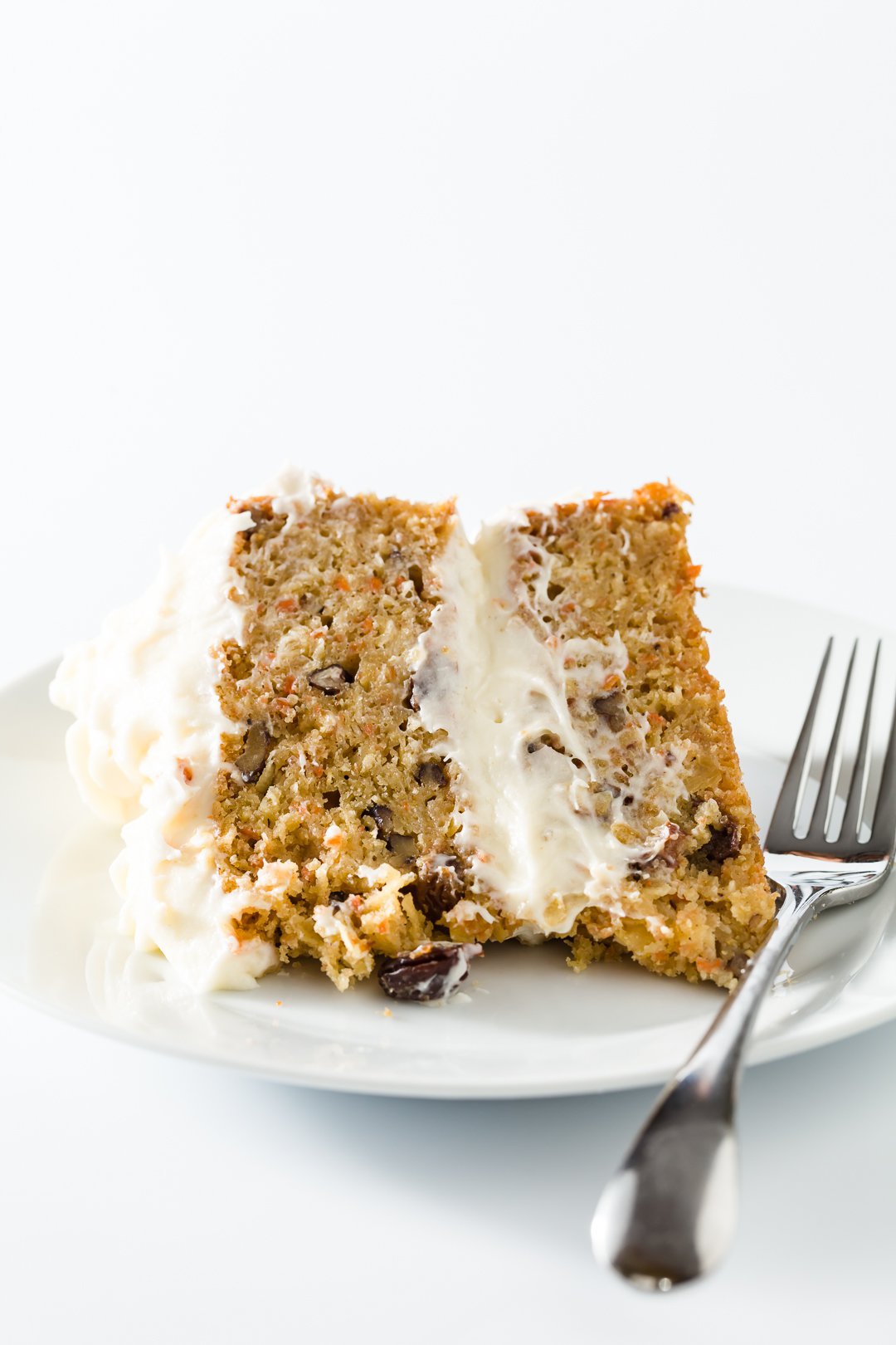 Slice of carrot cake