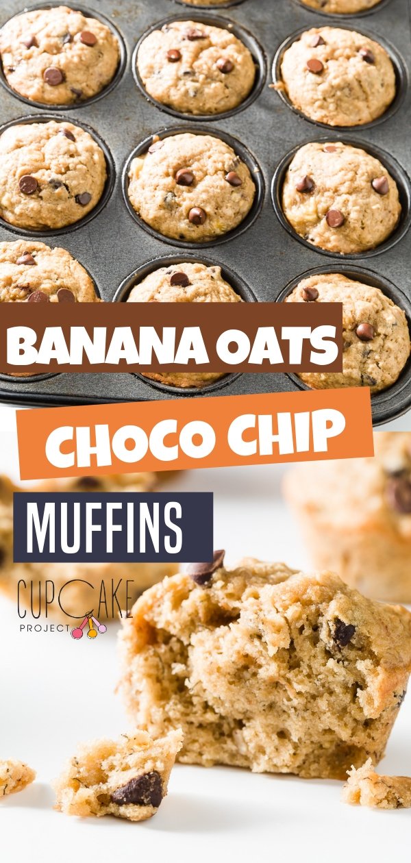 Banana Oatmeal Chocolate Chip Muffins