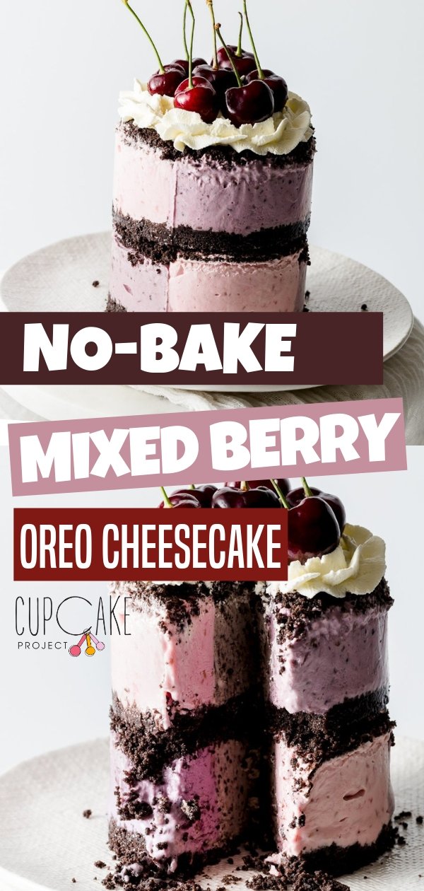 No-bake mixed berry oreo is an easy cheesecake recipe even if you\'re not a fancy pastry chef. With just quick steps, everything will be magical. Try this at home and your kids will surely love them. Less effort needed with a delicious taste!