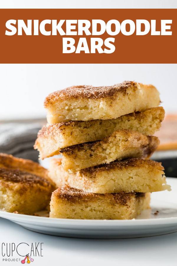 Easy Snickerdoodle Bars