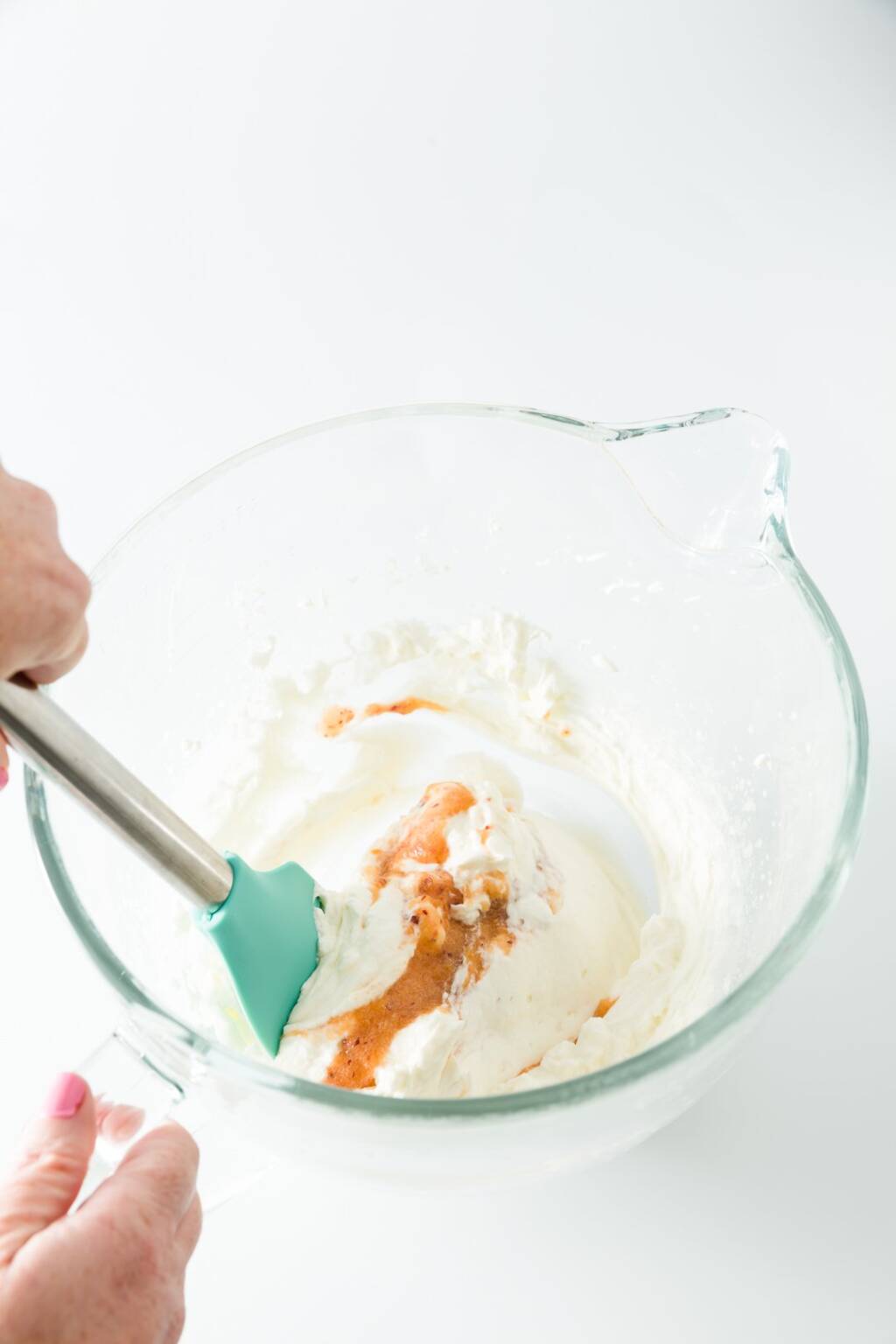 Peach Whipped Cream Cupcake Project