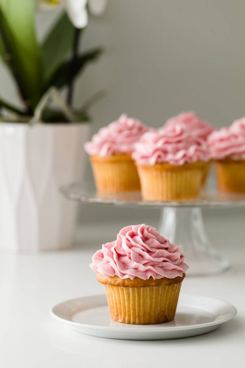 Raspberry Buttercream Cupcake Project