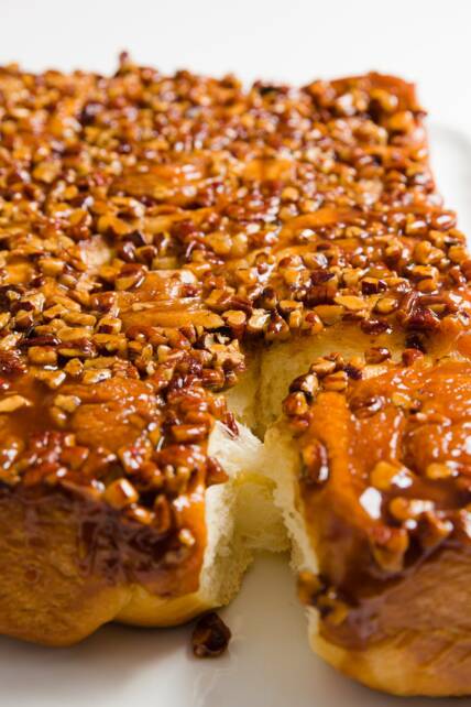 Bollos de miel directamente del horno